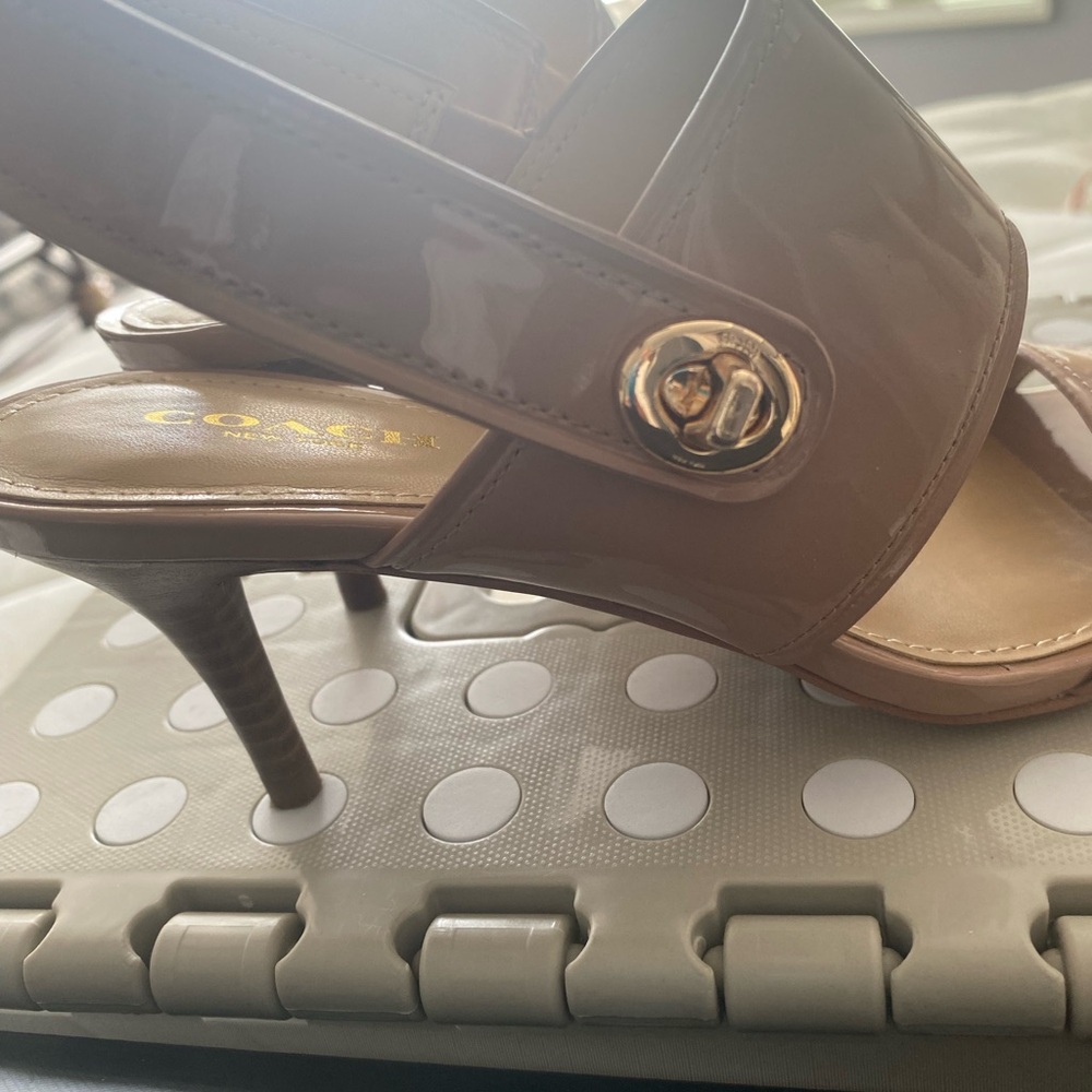 Coach Marla Patent Leather Sandals - Picture 7 of 13